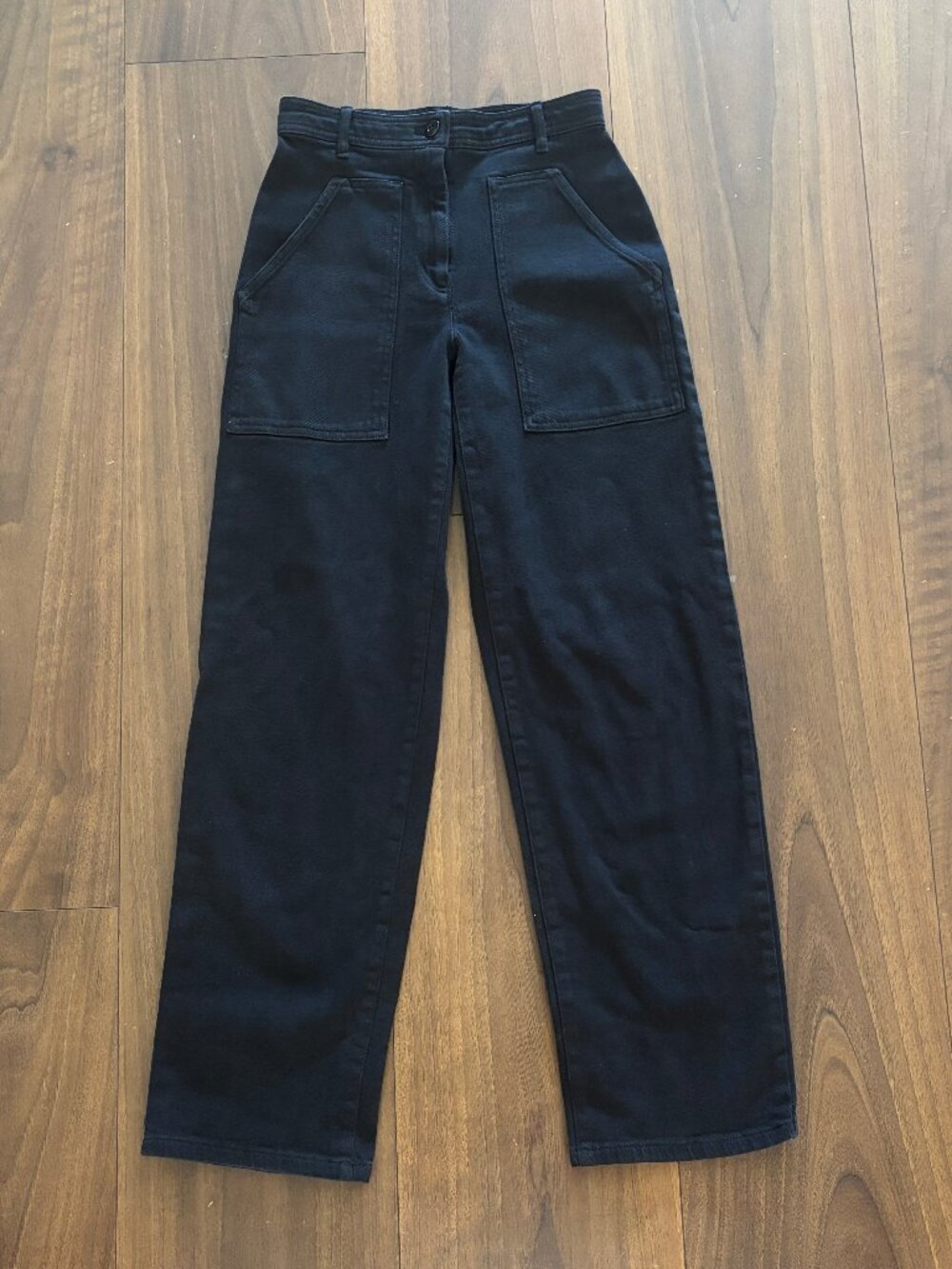 Wilfred Free Wide Leg Black Jean - Size 0
